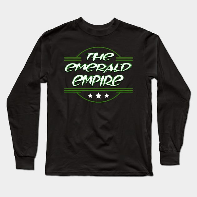 Emerald Empire Ver. 4 Long Sleeve T-Shirt by Cult Classic Clothing 